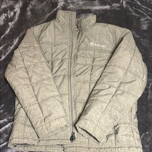 Ariat Men's Tan Quilted Jacket